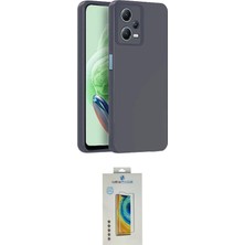 TKÇ Ieg™ Redmi Note 12 Pro 5g Kılıf Ahenk Serisi - Siyah Polymer Nano Ekran Koruyucu