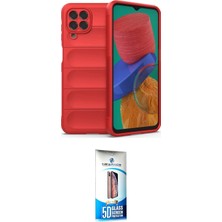 TKÇ Ieg™ Galaxy M33 Kılıf Atlas Koleksiyonu - Siyah 5d Eko Cam Ekran Koruyucu
