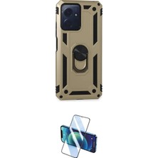 TKÇ Ieg™ Redmi Note 12 4g Kılıf Ahenk Klasik Koleksiyonu - Siyah 3D Antistatik Seramik Nano Ekran K