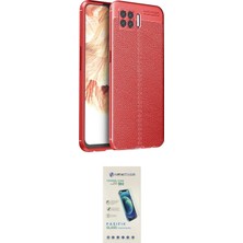 TKÇ Ieg™ Oppo A73 Kılıf Doruk Klasik Özel Seri - Şeffaf Pasifik Cam Ekran Koruyucu