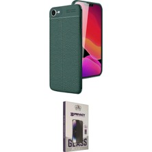 TKÇ Ieg™ Iphone 16E Kılıf Doruk Klasik Özel Seri - Siyah Bilvis Hayalet Cam Ekran Koruyucu