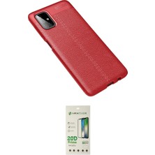 TKÇ Ieg™ Galaxy M51 Kılıf Doruk Klasik Özel Seri - Siyah 20D Premium Cam Ekran Koruyucu