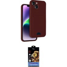 TKÇ Ieg™ Iphone 14 Kılıf Vadi Çizgi Prime - Siyah Buffer Hayalet Cam Ekran Koruyucu