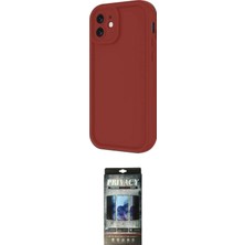 TKÇ Ieg™ Iphone 11 Kılıf Yankı Yansıma Özel Seri - Siyah 34D Hayalet Izgaralı Cam