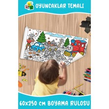 Melolisa Oyuncaklar Temalı Dev Boyama Rulosu 60X250 cm