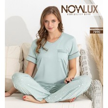Amora Fancy Clothing Noyalux 7890 Kadın Kısa Kollu Pijama Takımı