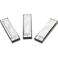 Fender 0990701021 Blues Deluxe 3'lü Mızıka Seti | Do (C), Sol (G) ve La (A) Tonları, Özel Taşıma Çantası Dahil, Başlangıç ve Orta Seviye