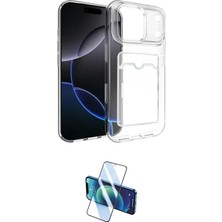 Toyigoo Ieg™ iPhone 17 Pro Kılıf Doruk Klasik Koleksiyonu - Siyah 3D Antistatik Seramik Nano Ekran Koruy