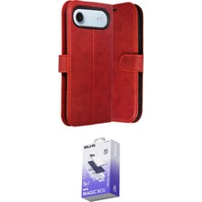 Toyigoo Ieg™ Iphone 17 Air Kılıf Siluet Işık Serisi - Siyah Bilvis 5in1 5d Magic Hayalet Cam Ekran K