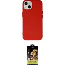 Toyigoo Ieg™ iPhone 14 Kılıf Ahenk Serisi - Siyah Buffer Cam Ekran Koruyucu