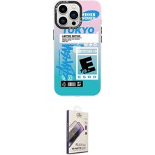 Toyigoo Ieg™ Iphone 14 Pro Kılıf Siluet Çizgi Koleksiyonu - Siyah Bilvis 3D Mat Cam Ekran Koruyucu