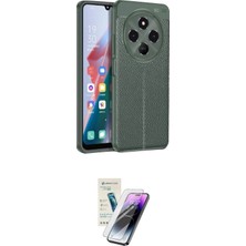 TKÇ Ieg™ Redmi 14C Kılıf Doruk Klasik Özel Seri - Şeffaf Pasifik Cam Ekran Koruyucu