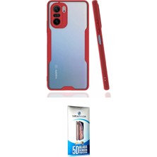 Toyigoo Ieg™ Poco F3 Kılıf Atlas Asil Serisi - Siyah 5d Eko Cam Ekran Koruyucu