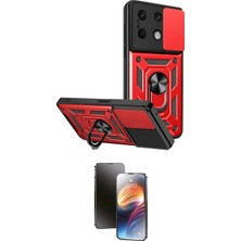 Toyigoo Ieg™ Redmi Note 13 4g Kılıf Ahenk Klasik - Siyah 3D Antistatik Mat Seramik Nano Ekran Koruyucu