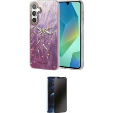 Toyigoo Ieg™ Galaxy A54 5g Kılıf Zirve Modern Prime - Siyah 3D Antistatik Hayalet Cam Ekran Koruyucu