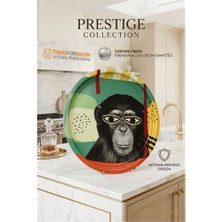 Pileli Store Rebel Sanatsal Tasarım Sunum Tepsisi - 35 cm Frida Keller Serisi 722985