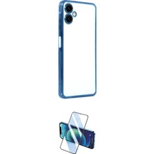 Toyigoo Ieg™ Galaxy A07 4g Kılıf Vadi Minimal - Siyah 3D Antistatik Cam Ekran Koruyucu