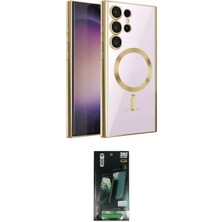 Toyigoo Ieg™ Galaxy S23 Ultra Kılıf Nova Işık Özel Seri - Şeffaf 360 Full Body Arka Koruyucu