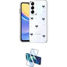 Toyigoo Ieg™ Galaxy A16 5g Kılıf Yörünge Form - Siyah 3D Antistatik Seramik Nano Ekran Koruyucu