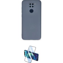 Toyigoo Ieg™ Redmi Note 9 Kılıf Ahenk Serisi - Siyah 3D Antistatik Seramik Nano Ekran Koruyucu
