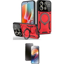 Toyigoo Ieg™ Redmi Note 13 Pro 5g Kılıf Kıvılcım Modern Serisi - Siyah 3D Antistatik Mat Seramik Nan