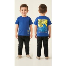 Pançiko Vln Enjoying Baskılı Erkek T-Shirt
