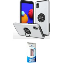 Toyigoo Ieg™ Galaxy A01 Core Kılıf Odak Form Prime - Siyah 5d Eko Cam Ekran Koruyucu