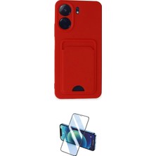 Toyigoo Ieg™ Redmi 13C Kılıf Vadi Çizgi Prime - Siyah 3D Antistatik Seramik Nano Ekran Koruyucu