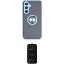 Toyigoo Ieg™ Galaxy A54 5g Kılıf Yörünge Çizgi - Siyah 6d Antistatik Mat Seramik Hayalet Nano Ekran