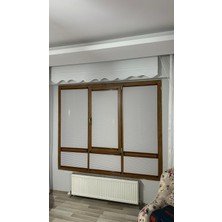 Varol Plise Katlanır Cam Balkon Perdesi - Ofis Perdesi - Mutfak Perdesi - Salon Perdesi