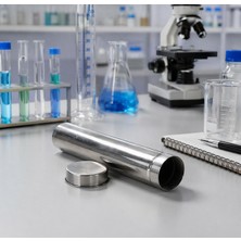 Labolist Cam Pipet Kutusu 5 cm Boy 18 cm Paslanmaz Çelik