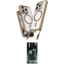 Toyigoo Ieg™ Iphone 15 Pro Max Kılıf Atlas Doku Koleksiyonu - Şeffaf 360 Full Body Arka Koruyucu