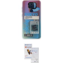 Toyigoo Ieg™ Redmi Note 9 Kılıf Siluet Çizgi Koleksiyonu - Siyah Seramik Nano Ekran Koruyucu