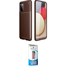 Toyigoo Ieg™ Galaxy A02S Kılıf Eksen Form Prime - Siyah 5d Eko Cam Ekran Koruyucu