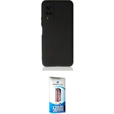 Toyigoo Ieg™ Y53S Kılıf Kozmos Yansıma Özel Seri - Siyah 5d Eko Cam Ekran Koruyucu