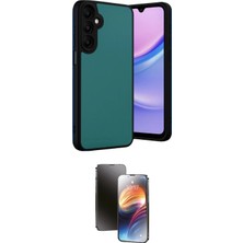 TKÇ Ieg™ Galaxy M15 Kılıf Kıvılcım Işık Serisi - Siyah 3D Antistatik Mat Seramik Nano Ekran Ko