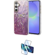 Toyigoo Ieg™ Galaxy A36 Kılıf Zirve Modern Prime - Siyah 3D Antistatik Cam Ekran Koruyucu
