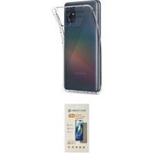 Toyigoo Ieg™ Galaxy A51 Kılıf Zirve Doku - Siyah 6d Mat Seramik Hayalet Nano Ekran Koruyucu