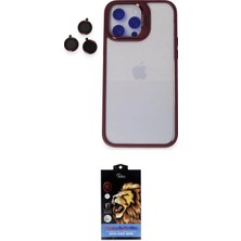 Toyigoo Ieg™ Iphone 14 Pro Kılıf Yankı Asil Serisi - Siyah Buffer Hayalet Cam Ekran Koruyucu