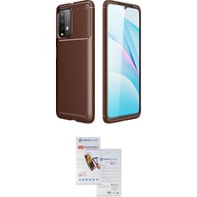 Toyigoo Ieg™ Redmi 9t Kılıf Eksen Form Prime - Siyah Seramik Nano Ekran Koruyucu