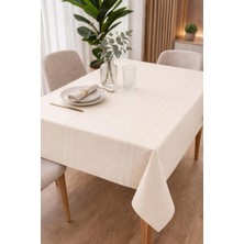 Opia Loom Dertsiz, Leke Tutmaz, Özel Dokulu, Colber, Krem Renk Mutfak ve Salon Masa Örtüsü