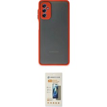 Toyigoo Ieg™ Galaxy M52 5g Kılıf Ahenk Çizgi Serisi - Siyah 6d Mat Seramik Hayalet Nano Ekran Koruyucu