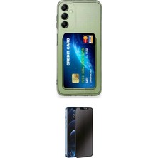 Toyigoo Ieg™ Galaxy A35 5g Kılıf Doruk Klasik Koleksiyonu - Siyah 3D Antistatik Hayalet Cam Ekran Koruy