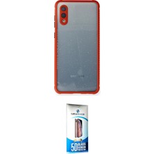 Toyigoo Ieg™ Galaxy A02 Kılıf Nova Asil Özel Seri - Siyah 5d Eko Cam Ekran Koruyucu