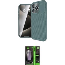 Toyigoo Ieg™ Iphone 16 Pro Kılıf Eksen Form Prime - Şeffaf 360 Full Body Arka Koruyucu