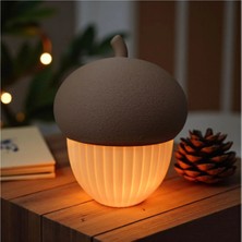 SLM Yivli Meşe Palamudu Kabı (Led Tealight Uyumlu)