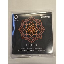 Galli OUD40 Ud Elite Serisi Crystal Nylon 11 Telli Ud Tel Seti | Kristal Naylon, Parlak Ton, Gümüş Kaplama Sarım