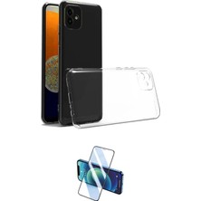 Toyigoo Ieg™ Galaxy A05 Kılıf Zirve Doku - Siyah 3D Antistatik Cam Ekran Koruyucu