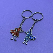 Begondio Unisex Özel Tasarım Figürlü Anahtarlık
