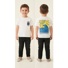 Pançiko Vln Enjoying Baskılı Erkek T-Shirt